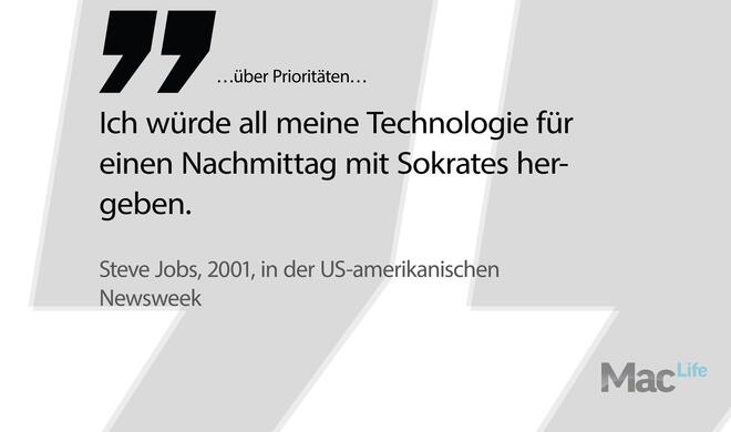 I would trade all of my technology for an afternoon with Socrates.