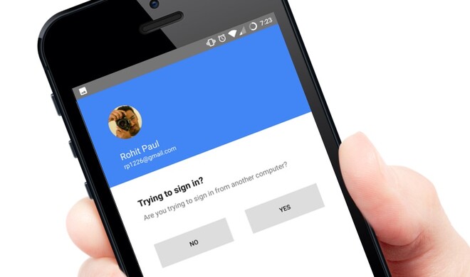 Login ohne Passwort - das Smartphone macht es möglich. 