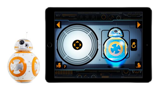 Der BB-8 aus Star Wars lässt sich dank Tickle ausführlich mit Persönlichkeit ausstatten