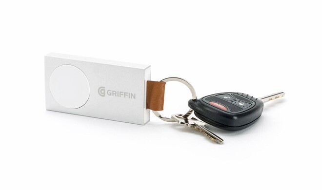 Passt auch an den Schlüsselbund - Griffins Travel Power Bank für die Apple Watch