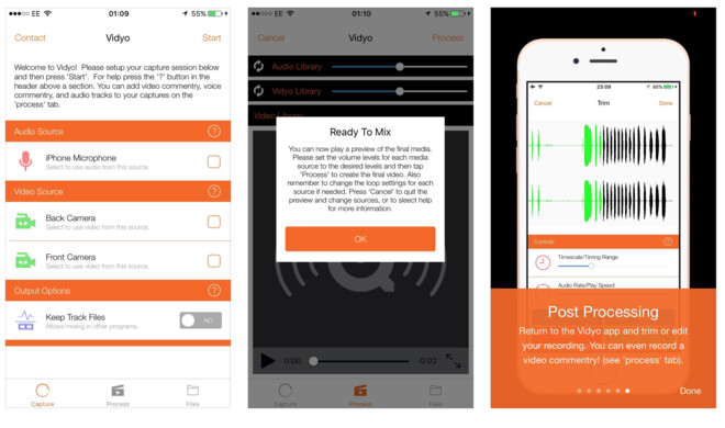 Vidyo erlaubt das Erstellen von Bildschirmaufnahmen direkt auf dem iOS-Gerät