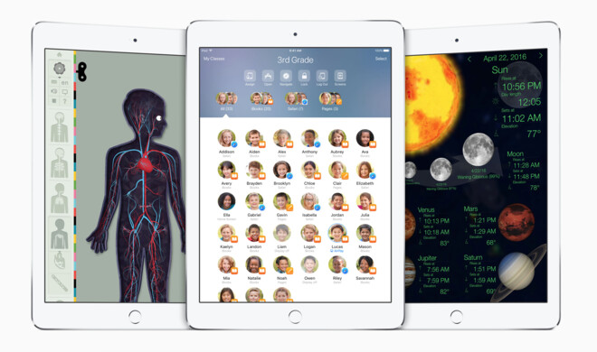 Klassenraum-Verwaltung und Multi-User-Funktionen halten mit iOS 9.3 Einzug