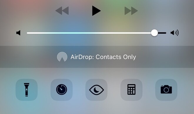 Überarbeitetes Kontrollzentrum in iOS 9.3 Beta 2