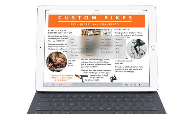 Mittels Smart Connector wird ab iOS 9.3 nicht nur die Tastatur mit Strom versorgt, sondern kann auch aktualisiert werden
