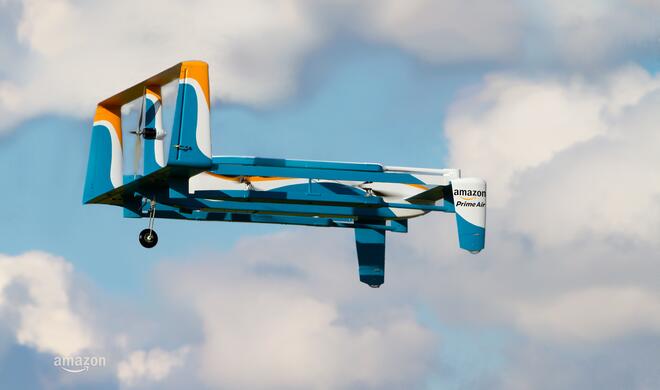 So findet die Amazon-Lieferdrohne zum Ziel