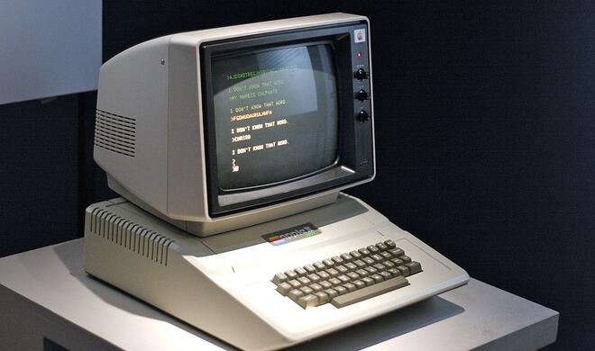 Der Apple II ist im Video auch in 1997 noch sehr erfolgreich