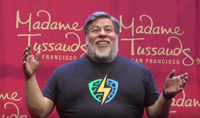 Wachsfigur von Apple-Ikone Steve Wozniak