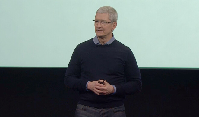 Tim Cook nutzte die Eröffnung des März-Events für ein ernstes Thema