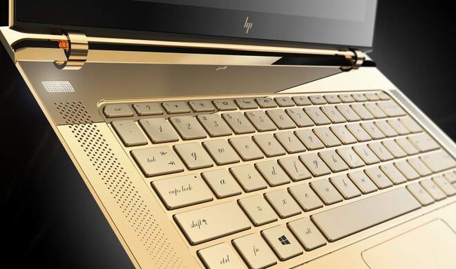 HP Spectre in Gold