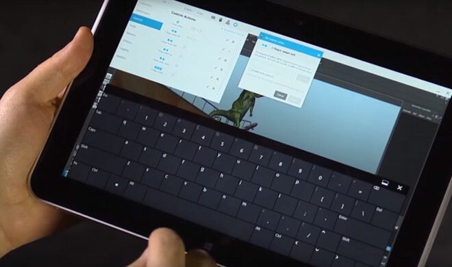 RGS kann auch auf einem Tablet verwendet werden