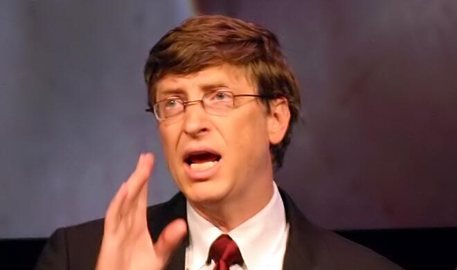 Bill Gates auf dem IT-Forum in Kopenhagen (2004)