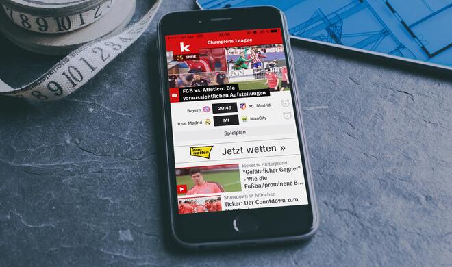 Kicker ist DIE Fußball-App