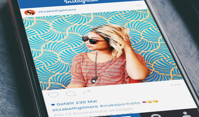 Montage: Instagram auf iPhone