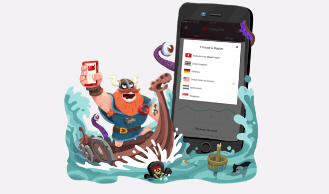 Operas VPN-iOS-App ist kostenlos