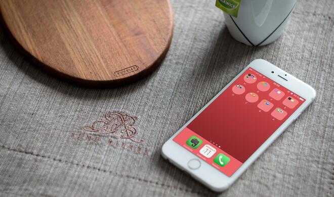 Ein Trick erlaubt runde App Ordner auf dem iPhone
