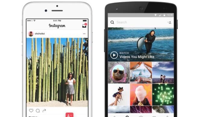 Das neue Instagram-Design betont die Fotos