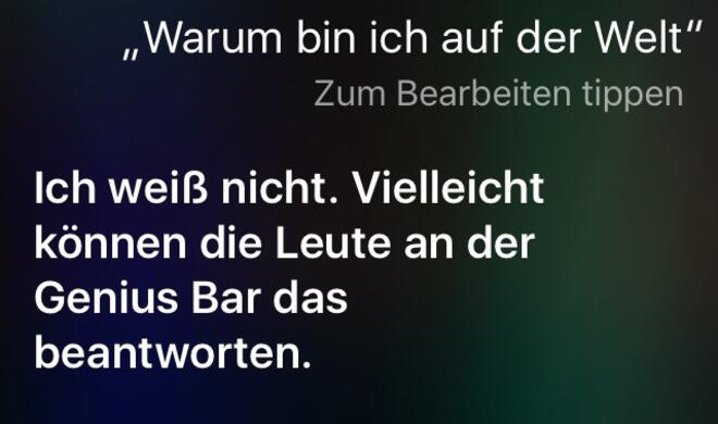 Warum bin ich auf der Welt?