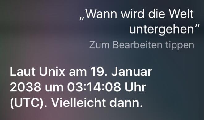 Wann wird die Welt untergehen?