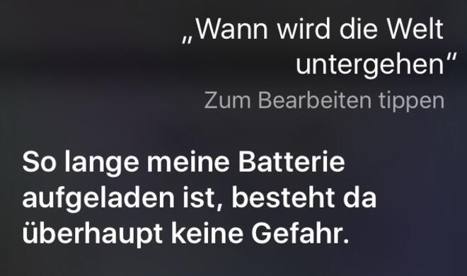 Wann wird die Welt untergehen?