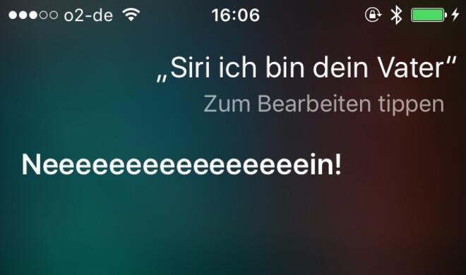 Siri, ich bin Dein Vater!