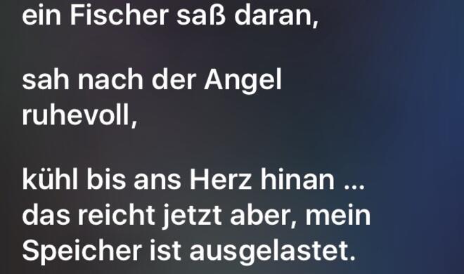 Lies mir ein Gedicht vor!