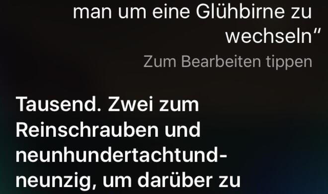 Wie viele iPhones braucht man, um eine Glühbirne zu wechseln?