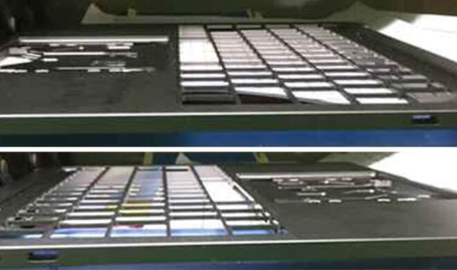 MacBook Pro 2016 Chassis von der Seite - links und rechts