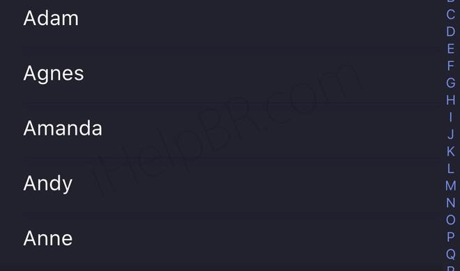 Konzept zeigt Kontakte-Dialog im Dark Mode in iOS 10.