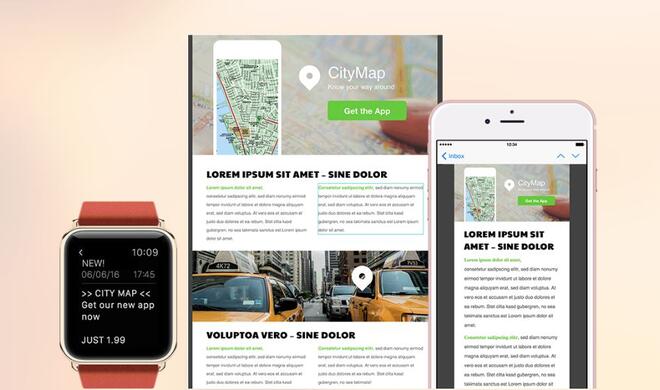 Mit Mail Designer Pro 3 lassen sich auch Newsletter für die Apple Watch erstellen