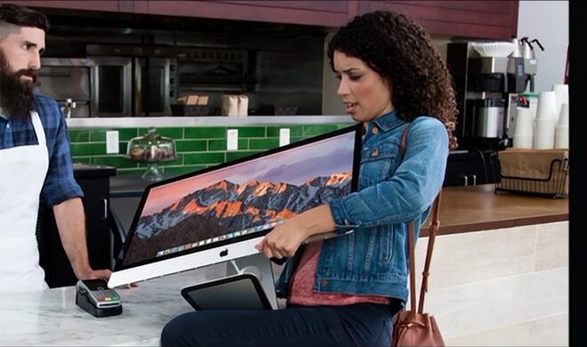 Apple bewies Humor. So sieht Apple Pay am Mac natürlich nicht aus.