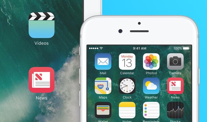 iOS 10 auf dem iPad und iPhone.