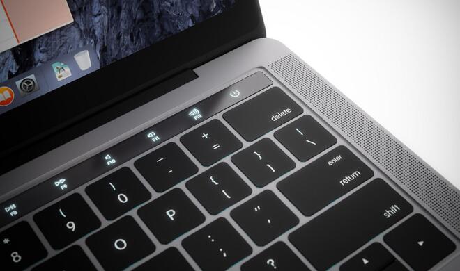 So könnte die OLED-Touch-Leiste des MacBook Pros aussehen