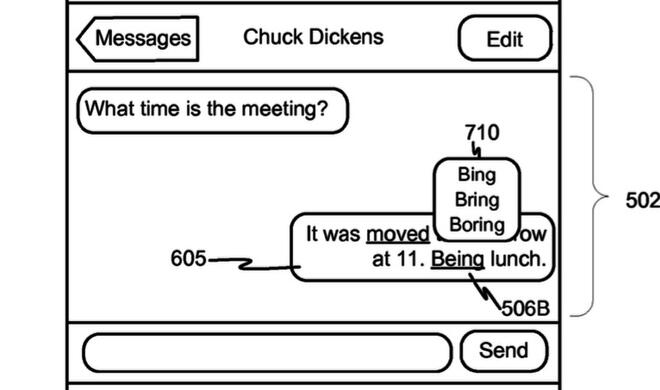 Patentantrag 20160117299 zur Korrektur der Autokorrektur