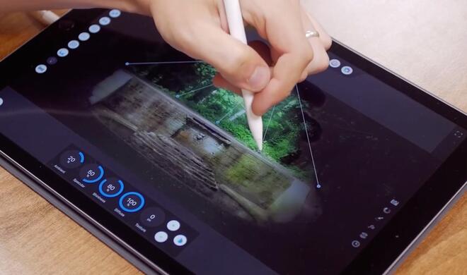 Bildbearbeitung mit dem Stift