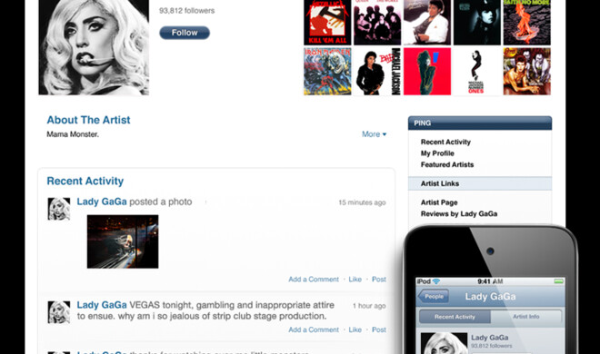 iTunes Ping: Interpreten folgen