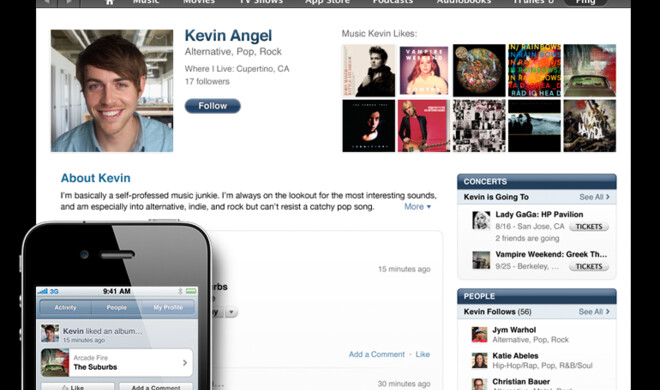 iTunes Ping: Freunden folgen