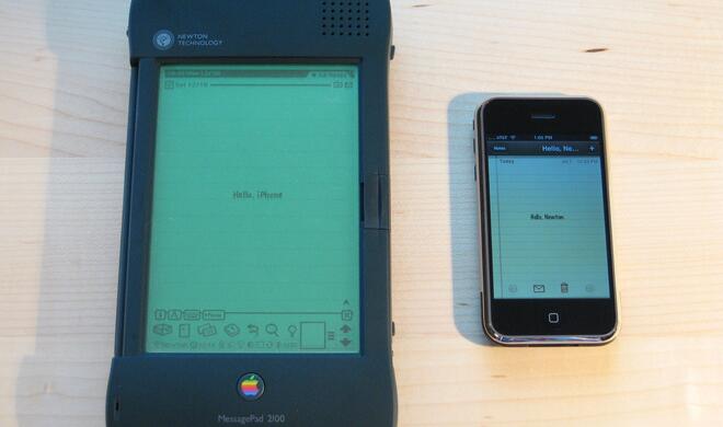 Apple Newton und iPhone