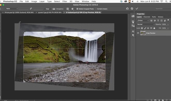 Content-Aware Crop in Photoshop