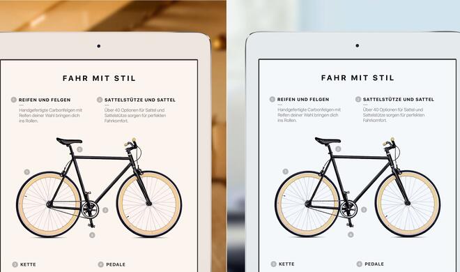True-Tone-Display im iPad Pro