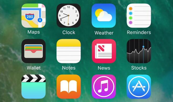 Die App-Symbole in iOS 10 sind &quot;Squircles&quot;