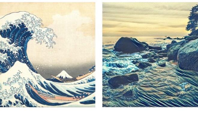 Foto aufnehmen, Stil aussuchen und Foto umwandeln