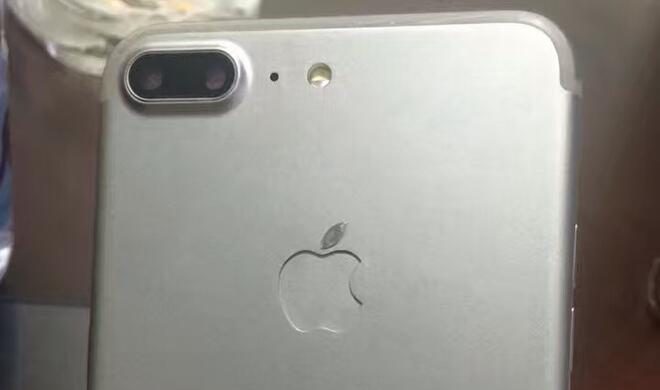 Am unteren Ende der Rückseite sitzen drei kleine, silberne Punkte