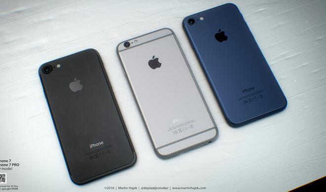 Es wird weder ein schwarzes noch ein blaues iPhone 7 geben