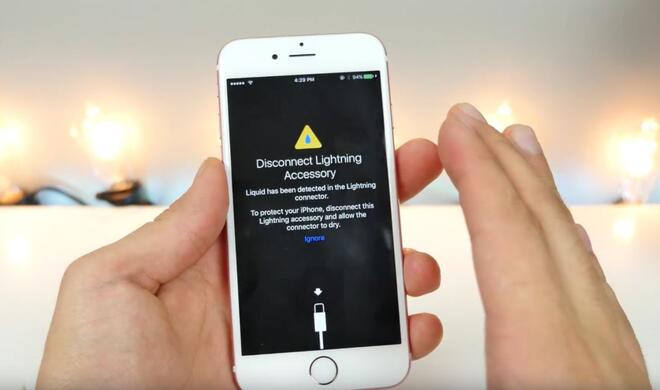Das Eindringen von Wasser macht das iPhone nicht sofort kaputt