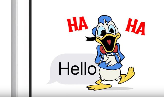 In iOS 10 halten Sticker in iMessage Einzug