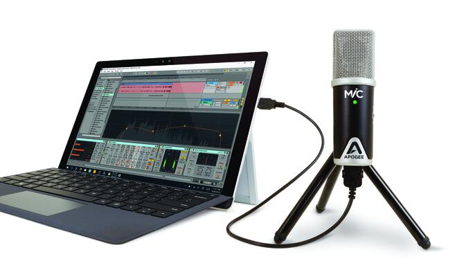 Das Apogee MiC 96k ist mit WIndows und Mac kompatibel
