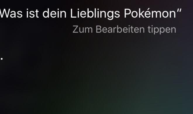 Pokémon Go und Siri