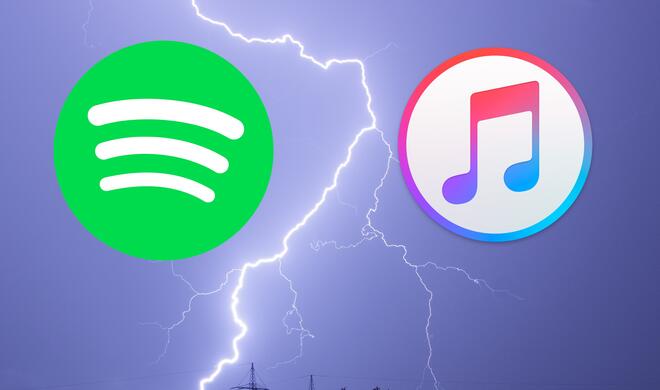 Spotify und Apple Music