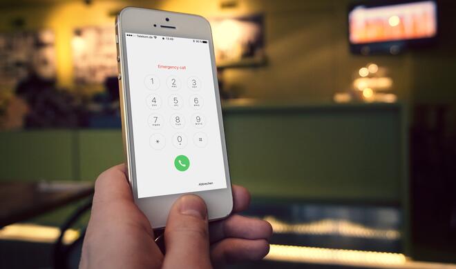 Notfall-Bildschirm in iOS 10