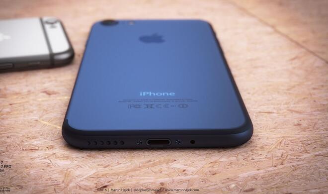 Rendergrafik des iPhone 7
